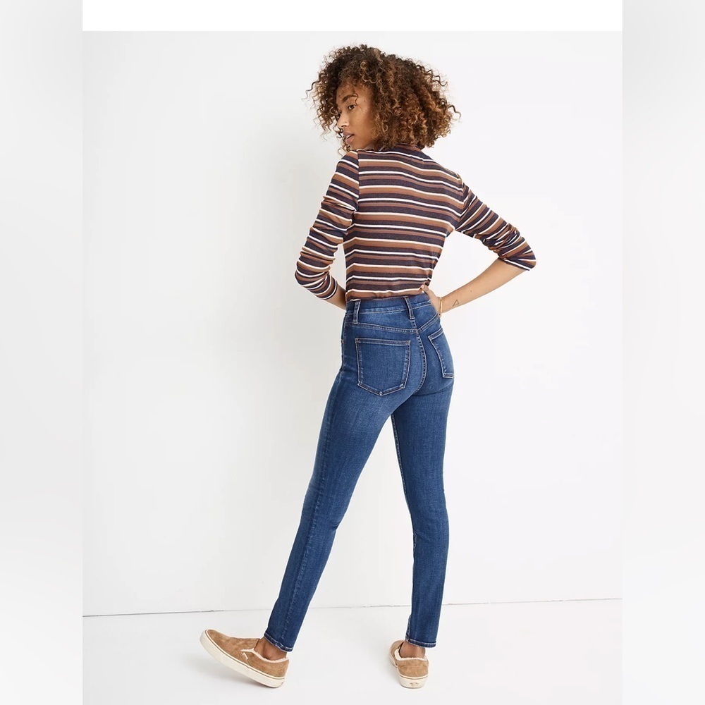 Madewell 10" High-Rise Skinny Jeans in Tarren Wash: THERMOLITE Edition size 28
